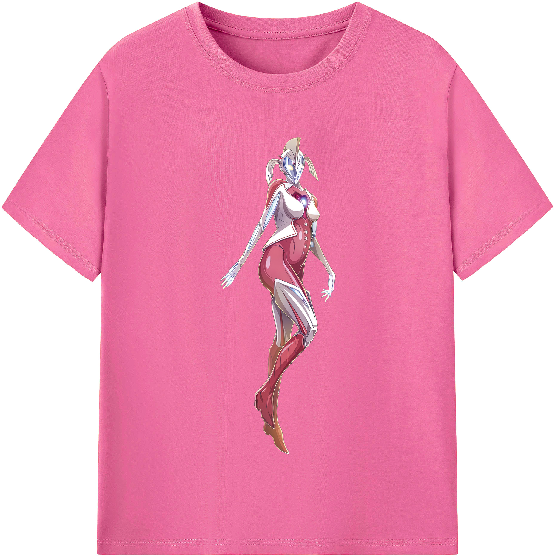 （画像用） ウルトラマン Ultraman レディースカジュアルプリントTシャツ（綿100％）